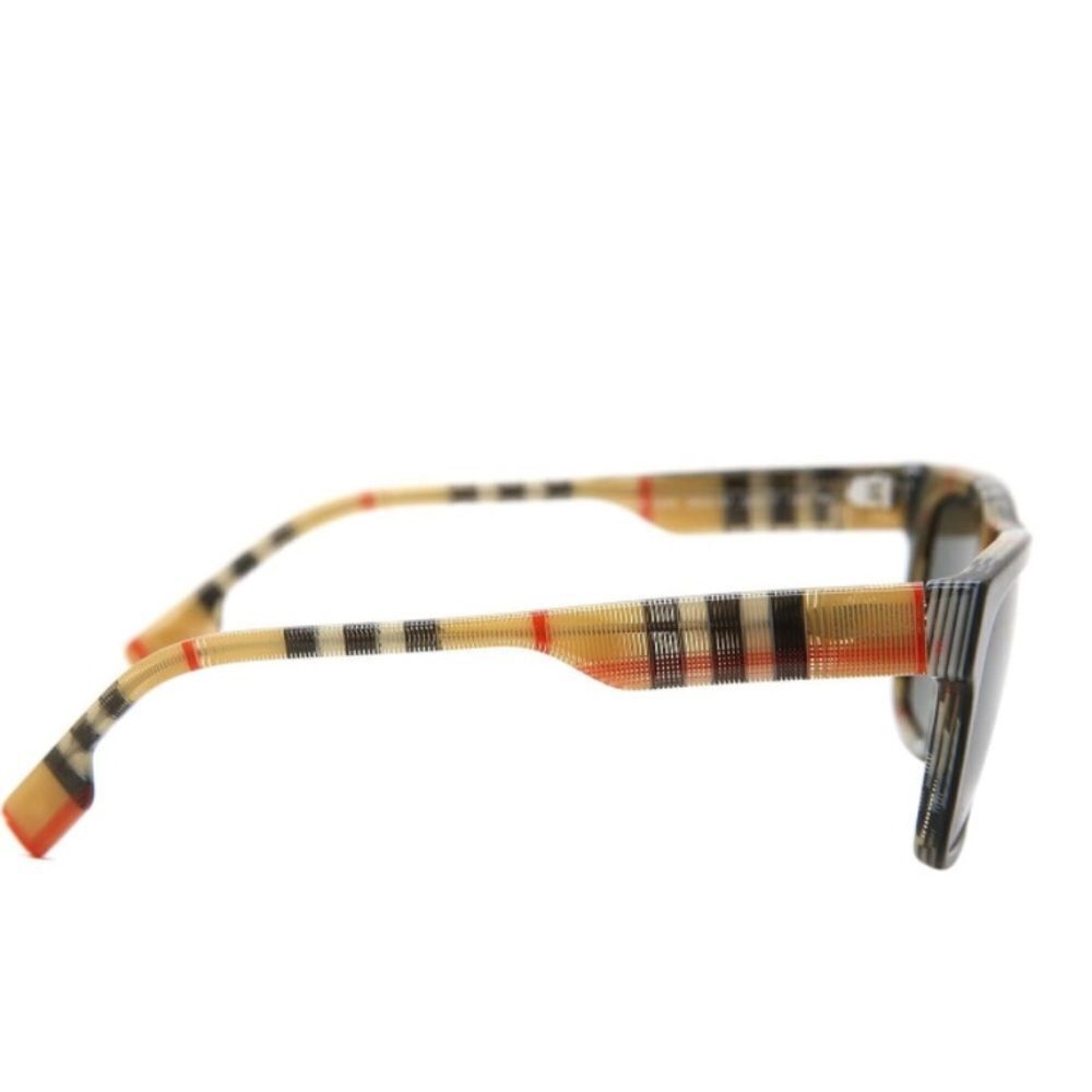 BURBERRY Sunglasses BE 4293 380687 Top Black On Vintage Check Gre - Picture 3 of 5